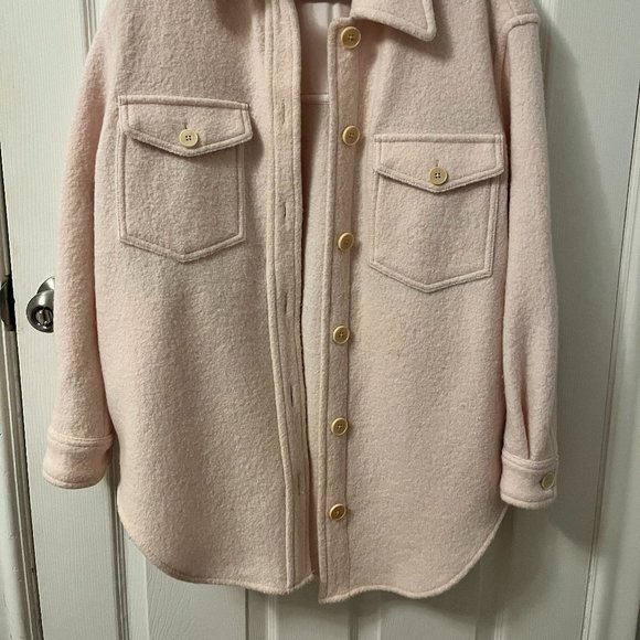 Wilfred Free Pink Shacket - Picture 2 of 3